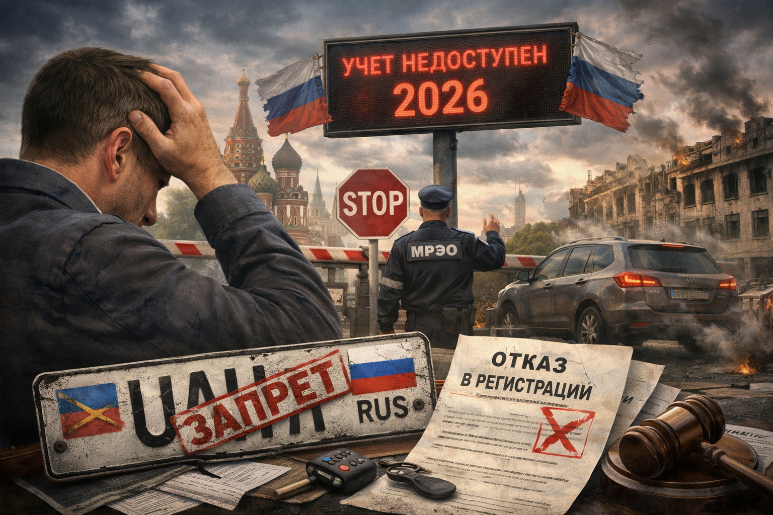 Перерегистрация транспорта на РФ учет в новых регионах 2026: правовой тупик.