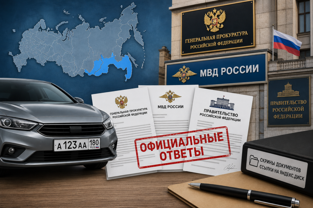 Обращение в высшие инстанции по перерегистрации транспорта в новых регионах