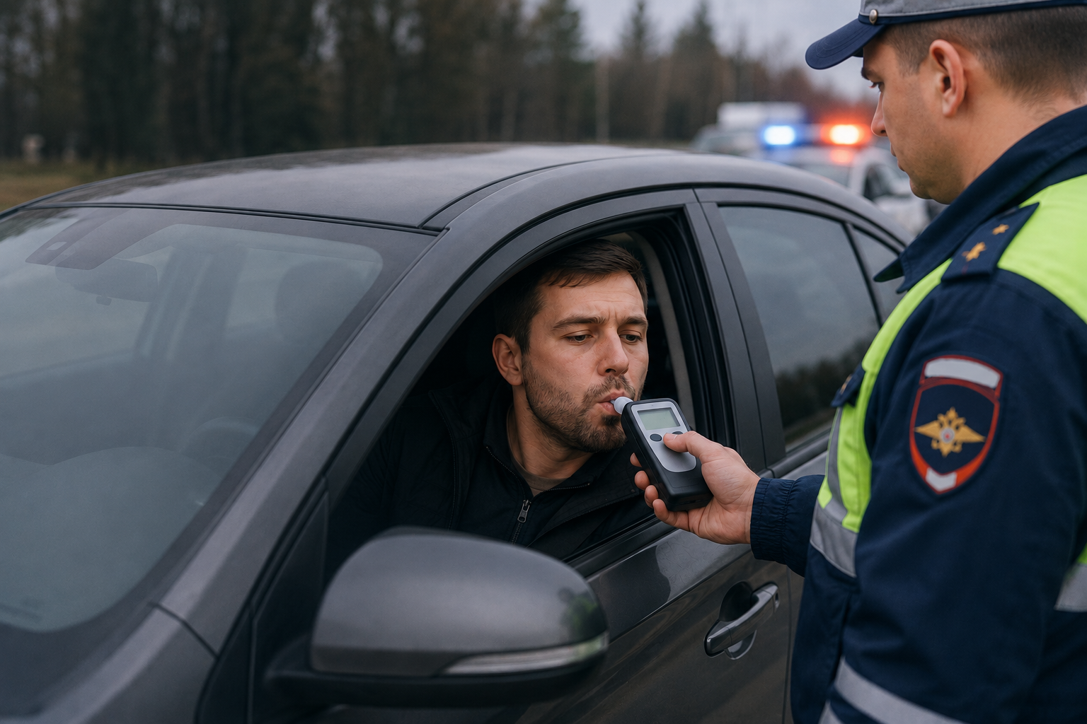 Проверка водителя на алкоголь: что делать, если остановил инспектор ГИБДД