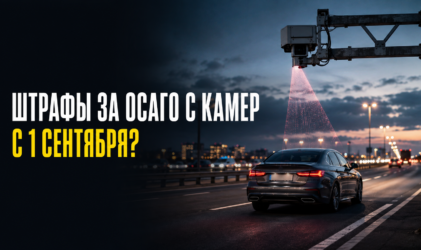 Штрафы за ОСАГО с камер с 1 сентября 2026 года: что известно на самом деле.