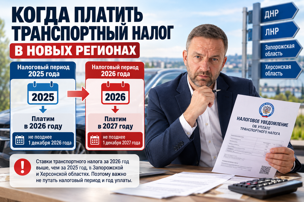 Транспортный налог в новых регионах 